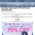 katespade surprise sale ��ż� 2�� ����25��