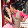 带着儿子拍婚纱照_2