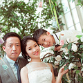 带着儿子拍婚纱照_0