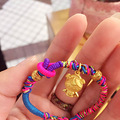 组团编彩色手绳，夏天到不要让亮晶晶的金饰闲置了_0