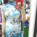 【截团】桑蚕丝旗袍，十年老店手工打造！价低衣美~~_4