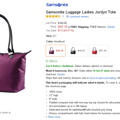 Samsonite  Luggage Ladies Jordyn 