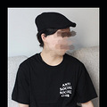 酷girl暗黑风~买了件很酷的黑色T恤_0