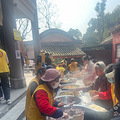 华岩寺的斋饭太香了