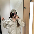 无意间试到的帽衫，挂着平平无奇，没想到穿上这么有型？！_0