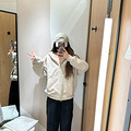 无意间试到的帽衫，挂着平平无奇，没想到穿上这么有型？！_4