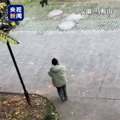 妈妈每天拍女儿匆忙上班的背影_1