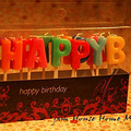 生日蛋糕蜡烛！happy birthday  简屋蛋糕专