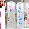 塑料花瓶PVC花瓶花器 花盆 插花可折叠花瓶直筒状