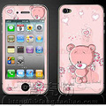 苹果4手机配件iPhone4全身贴膜卡通彩色