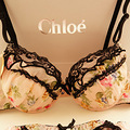 2件包邮。日式小花柄 日系少女可爱 BRA 聚拢文胸 内