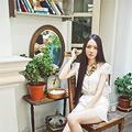 郭碧婷早秋街拍 优雅长裙淑女范_4