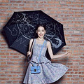 郭碧婷早秋街拍 优雅长裙淑女范_0