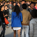 美女帅哥走过来——晴日断桥随拍_3