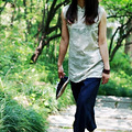 【大拙】作品 质朴秀美薄棉麻 腰部抽绳 百搭休闲八分裤 4054 _0