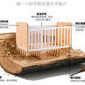 anglebay高端成长曲木婴童床活动期间送床垫 _3