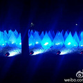 杭州柳浪闻莺公园西湖边舞动水滴的美丽夜景(一)_5