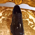 dolce&gabbana 金花飾皮鞋