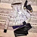 MONCLER蒙口 娃娃斗篷宽松短款连帽_2