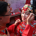 杭州新人运河畔情定终身 传统婚俗彰显独特魅力_0