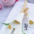 美食也能玩出浪漫，送你一束可以吃的白色马蹄莲_2
