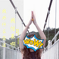 出发龙门水都，走走玻璃桥，但是站在上面的时候我就后悔了。_5