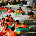 浙西大龙湾峡谷避暑纳凉、龙井峡湿身漂流一日_1