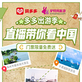 拼多多联合驴妈妈助力旅游复苏，“云游中国”开启景区大联播