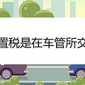 购置税是在车管所交吗