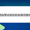 广西自贸试验区的实施范围包括