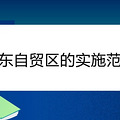 山东自贸区的实施范围