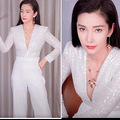 李冰冰因穿着深V低领装被举报，网友吵翻了_1