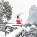 浙江多地迎来2021第一场雪！这个周末，朋友圈全部沸腾了_0