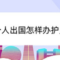个人出国怎样办护照