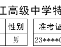 2023年杭州之江高级中学特长生录取名单