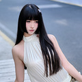 东巢丨街拍178女模_5