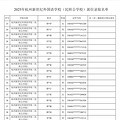 2025年杭州新世纪外国语学校（民转公）派位录取名单_1