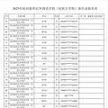 2025年杭州新世纪外国语学校（民转公）派位录取名单_3
