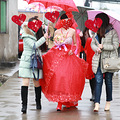 低价转让九成新结婚红婚纱白婚纱敬酒礼服伴娘服婚鞋出售出租_2