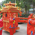 130年历史的轿班子重现临海街头