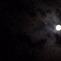 天象奇观，木星伴月，连续二夜_1