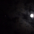 天象奇观，木星伴月，连续二夜_2