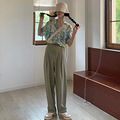 短上衣 + 阔腿裤，今夏王炸组合！_0