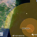 烟花略微北调后，杭州湾和上海将暴露在台风危险半圆下_1