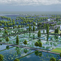 好大一个饼定位超高台州市鉴洋湖国家城市湿地公园建的怎么样了？_0