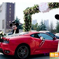豪车云集 实拍超猛给力小城婚车队_4