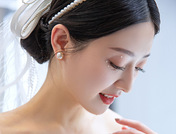 新娘客片--韩式优雅新娘造型_莫雅造型