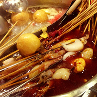 串串吃起来,唯怡豆奶好好喝