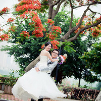 我和我的钢琴教师老公浪漫的旅游婚纱照-我要