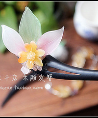 【中国风】古典发簪团,保健木梳,20个起团【7折】